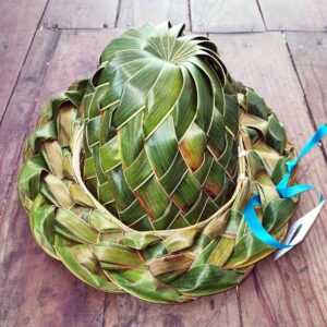 Sombrero de palma de coco