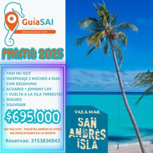 Promo 2025: San Andrés Esencial 4 Días/3 Noches + Souvenir