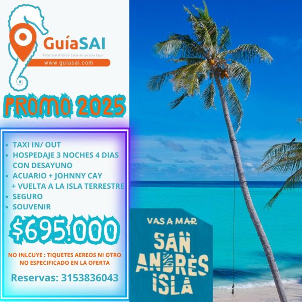 Promo 2025: San Andrés Esencial 4 Días/3 Noches + Souvenir